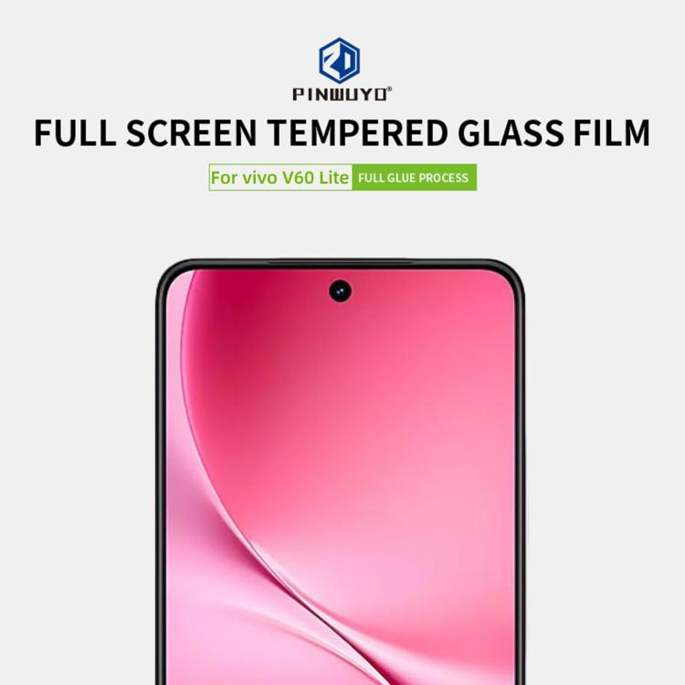 PINWUYO 9H 2.5D Full Screen Tempered Glass Film, For vivo V60 Lite Global, For vivo S30 Pro mini, For vivo S30, For vivo X200 FE, For vivo iQOO Z10 Turbo / Z10 Turbo Pro, For vivo X200s, For vivo iQOO Z10x, For vivo T4x / iQOO Z10x, For vivo Y29s / Y04...