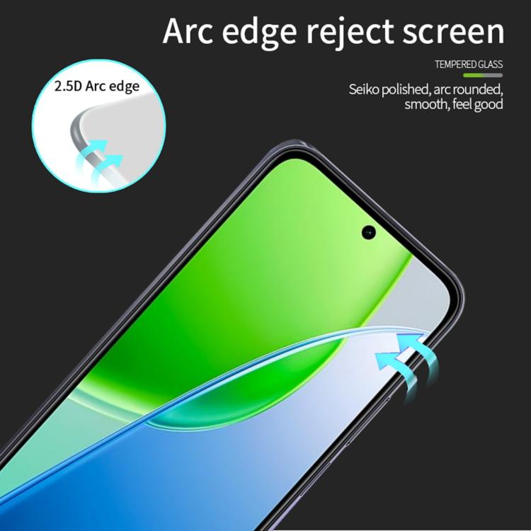 PINWUYO 9H 2.5D Full Screen Tempered Glass Film, For vivo Y31d / Y51 Pro, For vivo iQOO Z11, For vivo Y21 5G / Y05 / Y11 5G, For vivo T5X, For vivo X300s Unlock, For vivo V70 FE, For vivo iQOO Z11x, For vivo X200T 5G Unlock, For vivo iQOO15 Ultra Unloc...