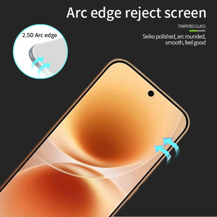 PINWUYO 9H 2.5D Full Screen Tempered Glass Film, For vivo X300 E / S60 Pro 5G, For vivo iQOO Z11i 5G, For vivo X Fold6 Outer Screen, For vivo S60 5G, For vivo iQOO 15T 5G Unlock, For vivo Y31d / Y51 Pro, For vivo iQOO Z11, For vivo Y21 5G / Y05 / Y11 5...