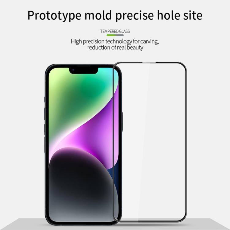 PINWUYO 9H 3D Curved Full Screen Explosion-proof Tempered Glass Film, For iPhone 17e / 16e, For iPhone 17 Pro Max, For iPhone 17 Pro, For iPhone 16 Pro Max, For iPhone 16 Pro, For iPhone 16 Plus, For iPhone 16, For iPhone 15 Pro Max, For iPhone 15 Pro ...