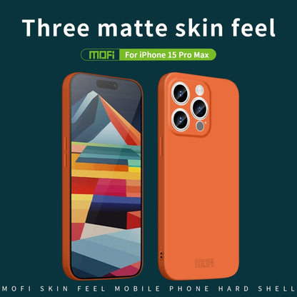 MOFI Qin Series Skin Feel All-inclusive PC Phone Case, For iPhone 15 Pro Max, For iPhone 15 Pro, For iPhone 15 Plus