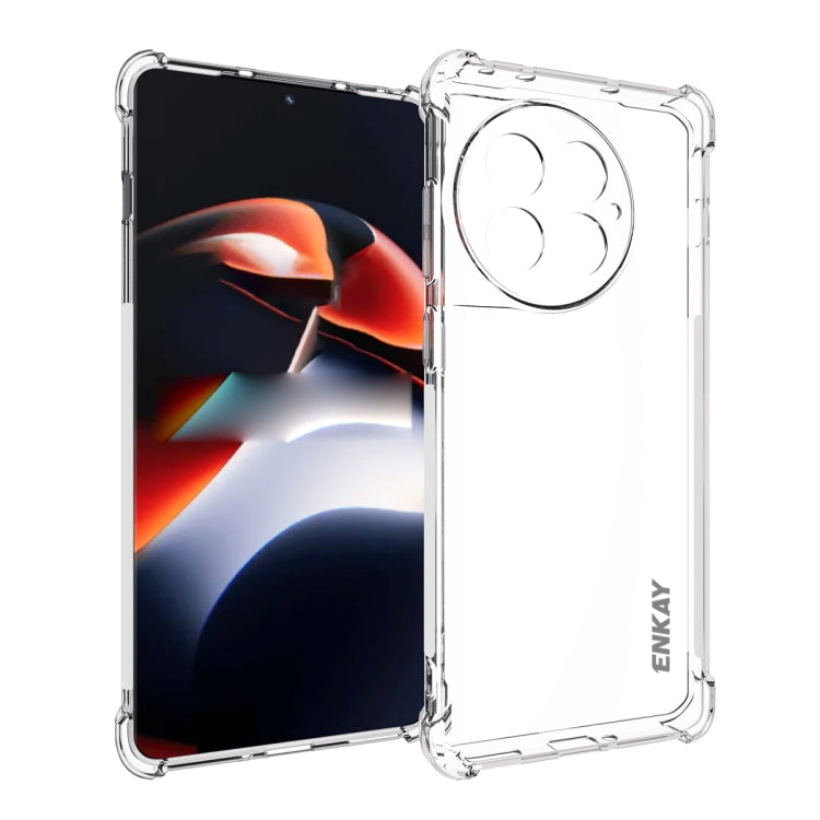 ENKAY Hat-Prince Transparent TPU Shockproof Phone Case, For OnePlus Nord 6, For OnePlus Ace 6, For OnePlus 15, For OnePlus 13T, For OnePlus 13, For OnePlus Nord 4, For OnePlus Ace 3V 5G, For OnePlus Nord CE4, For OnePlus Ace 3 5G, For OnePlus Ace 2 Pro...