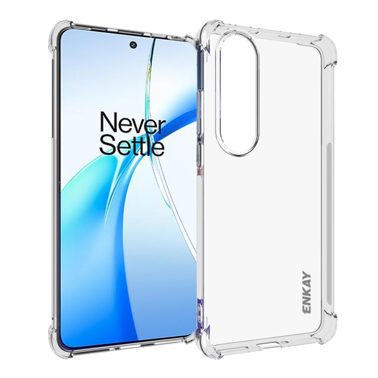 ENKAY Hat-Prince Transparent TPU Shockproof Phone Case, For OnePlus Nord 6, For OnePlus Ace 6, For OnePlus 15, For OnePlus 13T, For OnePlus 13, For OnePlus Nord 4, For OnePlus Ace 3V 5G, For OnePlus Nord CE4, For OnePlus Ace 3 5G, For OnePlus Ace 2 Pro...