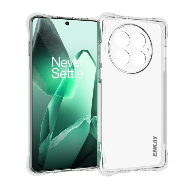 ENKAY Hat-Prince Transparent TPU Shockproof Phone Case, For OnePlus Nord 6, For OnePlus Ace 6, For OnePlus 15, For OnePlus 13T, For OnePlus 13, For OnePlus Nord 4, For OnePlus Ace 3V 5G, For OnePlus Nord CE4, For OnePlus Ace 3 5G, For OnePlus Ace 2 Pro...