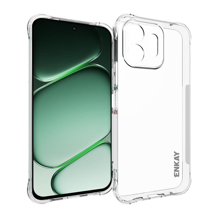 ENKAY Hat-Prince Transparent TPU Shockproof Phone Case, For OnePlus N6x 5G Global, For OnePlus N6 5G Global, For OnePlus Nord 6, For OnePlus Ace 6, For OnePlus 15, For OnePlus 13T, For OnePlus 13, For OnePlus Nord 4, For OnePlus Ace 3V 5G              ...