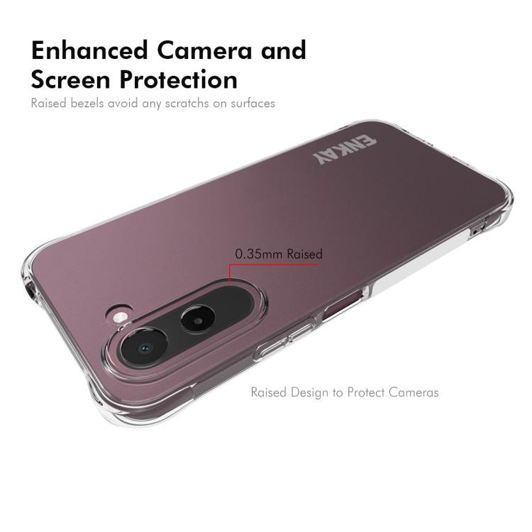 ENKAY Hat-Prince Transparent TPU Shockproof Phone Case, For OnePlus N6x 5G Global, For OnePlus N6 5G Global, For OnePlus Nord 6, For OnePlus Ace 6, For OnePlus 15, For OnePlus 13T, For OnePlus 13, For OnePlus Nord 4, For OnePlus Ace 3V 5G              ...