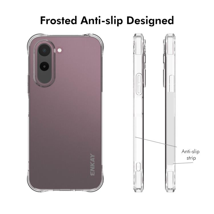 ENKAY Hat-Prince Transparent TPU Shockproof Phone Case, For OnePlus N6x 5G Global, For OnePlus N6 5G Global, For OnePlus Nord 6, For OnePlus Ace 6, For OnePlus 15, For OnePlus 13T, For OnePlus 13, For OnePlus Nord 4, For OnePlus Ace 3V 5G              ...