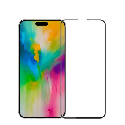 MOFI 9H 3D Explosion-proof Curved Screen Tempered Glass Film, For iPhone 17e / 16e, For iPhone 17 Pro Max, For iPhone 17 Pro, For iPhone 17, For iPhone Air, For iPhone 16 Pro Max, For iPhone 16 Pro, For iPhone 16 Plus, For iPhone 16, For iPhone 15 Pro ...