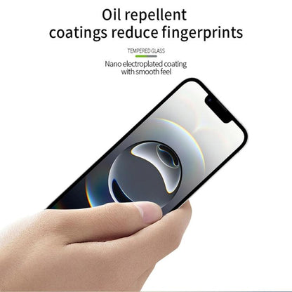 MOFI 9H 3D Explosion-proof Curved Screen Tempered Glass Film, For iPhone 17e / 16e, For iPhone 17 Pro Max, For iPhone 17 Pro, For iPhone 17, For iPhone Air, For iPhone 16 Pro Max, For iPhone 16 Pro, For iPhone 16 Plus, For iPhone 16, For iPhone 15 Pro ...