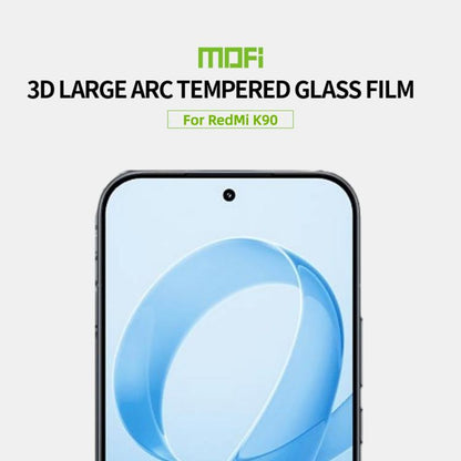 MOFI 9H 3D Explosion-proof Curved Screen Tempered Glass Film, For Redmi K90 Unlock, For Redmi K90 Pro Max Unlock, For Xiaomi 17 Pro Max, For Xiaomi 17 / 17 Pro, For Xiaomi 15T / 15T Pro, For Redmi Turbo 4 Pro, For Xiaomi Poco C75�����������������������...
