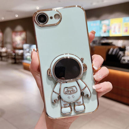 Electroplating Astronaut Holder Phone Case