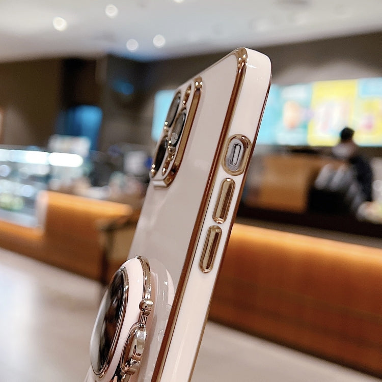 Electroplating Astronaut Holder Phone Case, For iPhone 16, For iPhone 15 Pro Max, For iPhone 15 Pro, For iPhone 15 Plus