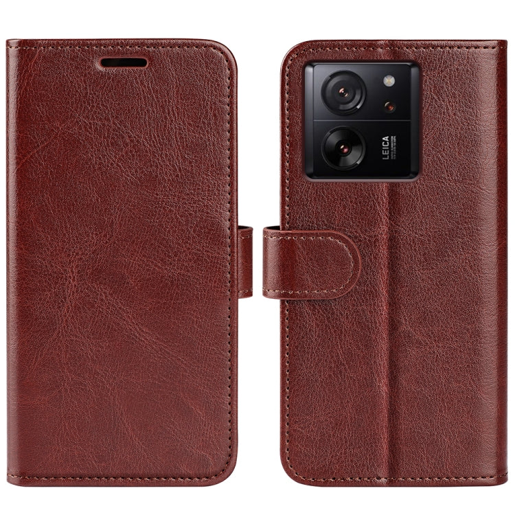 R64 Texture Horizontal Flip Leather Phone Case