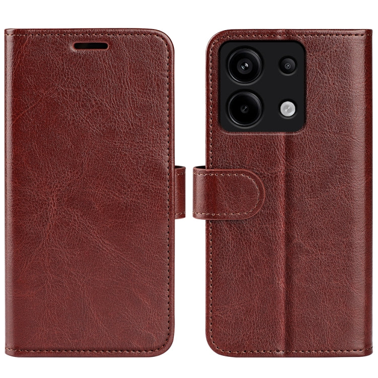 R64 Texture Horizontal Flip Leather Phone Case, For Xiaomi Redmi Note 13 Pro+, For Xiaomi Redmi Note 13 Pro, For Xiaomi Redmi K70, For Xiaomi 13T, For Redmi A7 Pro 171mm / Poco C85x 5G, For Redmi Turbo 5 Max / Poco X8 Pro Max