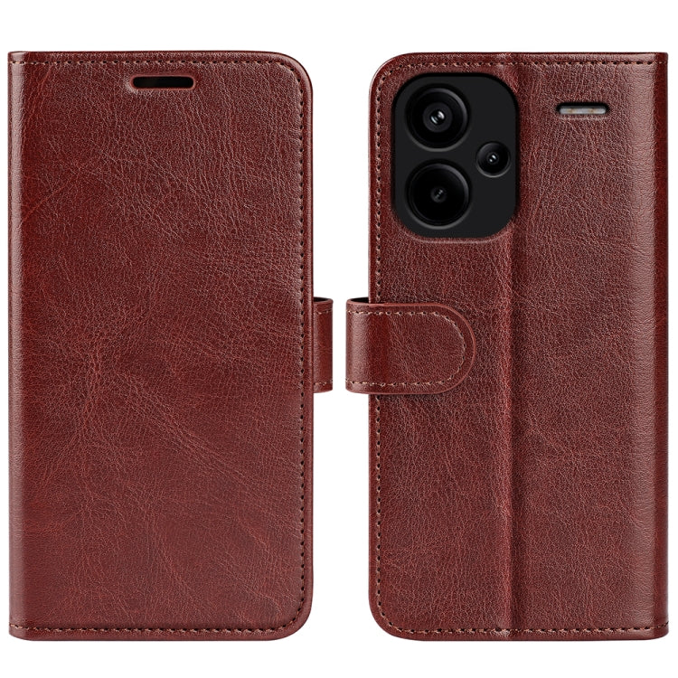 R64 Texture Horizontal Flip Leather Phone Case, For Xiaomi Redmi Note 13 Pro+, For Xiaomi Redmi Note 13 Pro, For Xiaomi Redmi K70, For Xiaomi 13T, For Redmi A7 Pro 171mm / Poco C85x 5G, For Redmi Turbo 5 Max / Poco X8 Pro Max