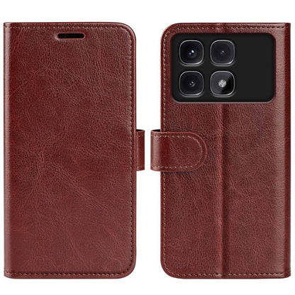 R64 Texture Horizontal Flip Leather Phone Case, For Xiaomi Redmi Note 14 Pro 5G, For Xiaomi 14T Pro, For Xiaomi 14T, For Xiaomi Redmi 14C 4G, For Xiaomi Redmi K70 Ultra, For Xiaomi Redmi Note 13R 5G