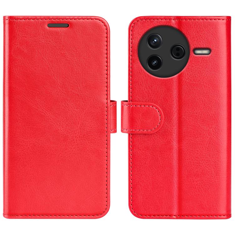 R64 Texture Horizontal Flip Leather Phone Case, For Xiaomi Poco F8 Ultra 5G, For Redmi Note 15 4G / 5G Global 164mm, For Xiaomi Poco F8 Pro 5G, For Redmi K80 Pro / Poco F7 Ultra, For Redmi K80 / Poco F7 Pro