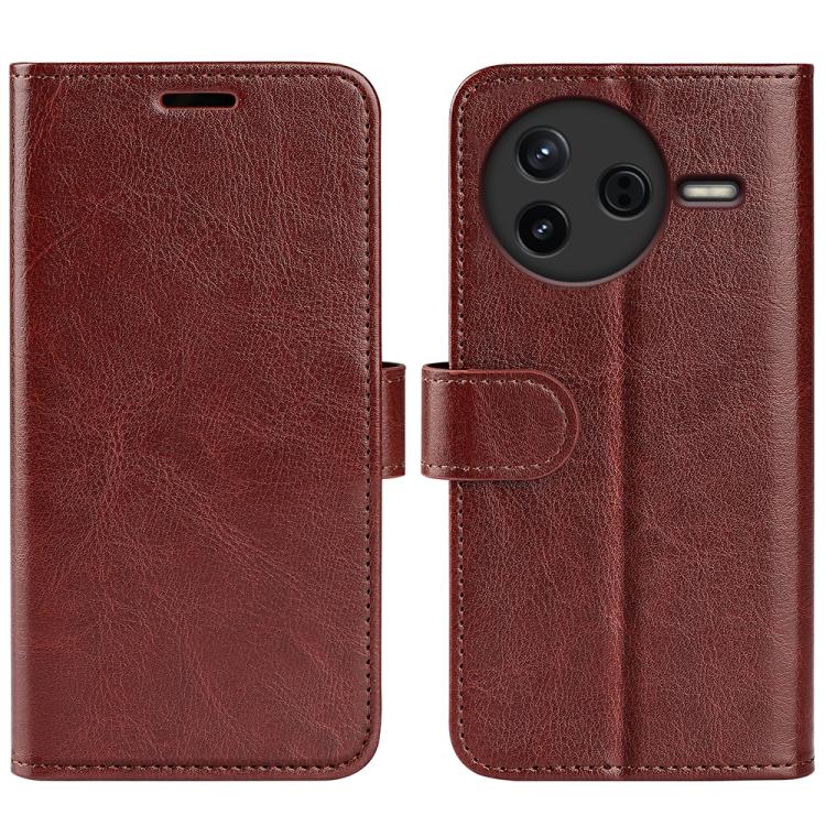 R64 Texture Horizontal Flip Leather Phone Case, For Xiaomi Poco F8 Ultra 5G, For Redmi Note 15 4G / 5G Global 164mm, For Xiaomi Poco F8 Pro 5G, For Redmi K80 Pro / Poco F7 Ultra, For Redmi K80 / Poco F7 Pro