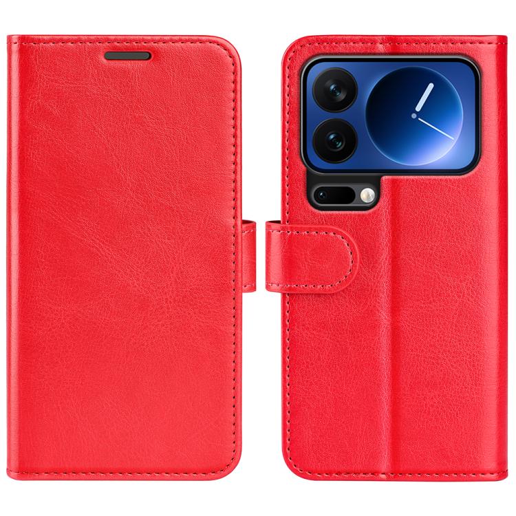 R64 Texture Horizontal Flip Leather Phone Case, For Xiaomi 17 Pro Max, For Redmi Note 15 Pro 5G Global 163.6mm, For Xiaomi 17 Pro, For Xiaomi 17, For Xiaomi 15T Pro, For Xiaomi 15T
