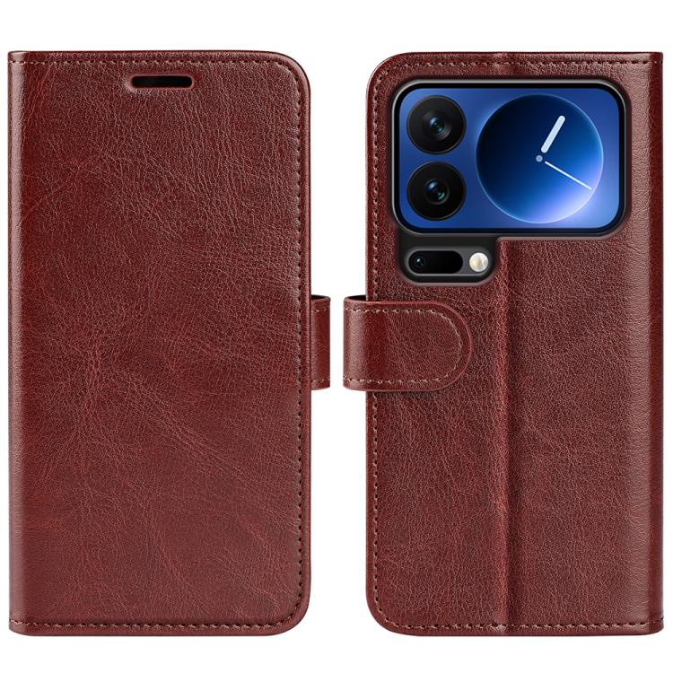 R64 Texture Horizontal Flip Leather Phone Case, For Xiaomi 17 Pro Max, For Redmi Note 15 Pro 5G Global 163.6mm, For Xiaomi 17 Pro, For Xiaomi 17, For Xiaomi 15T Pro, For Xiaomi 15T