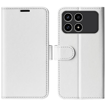 R64 Texture Horizontal Flip Leather Phone Case, For Redmi Turbo 5 5G / Poco X8 Pro 5G, For Redmi Note 15 Pro+ Global 163.3mm, For Xiaomi Poco F8 Ultra 5G, For Redmi Note 15 4G / 5G Global 164mm, For Xiaomi Poco F8 Pro 5G, For Redmi K80 Pro / Poco F7 Ultra