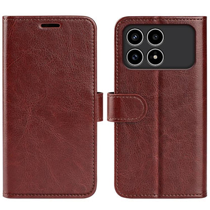 R64 Texture Horizontal Flip Leather Phone Case, For Redmi Turbo 5 5G / Poco X8 Pro 5G, For Redmi Note 15 Pro+ Global 163.3mm, For Xiaomi Poco F8 Ultra 5G, For Redmi Note 15 4G / 5G Global 164mm, For Xiaomi Poco F8 Pro 5G, For Redmi K80 Pro / Poco F7 Ultra