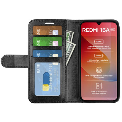 R64 Texture Horizontal Flip Leather Phone Case, For Redmi 15a 5G, For Xiaomi 17T, For Xiaomi 17 Ultra, For Xiaomi 17 Pro Max, For Redmi Note 15 Pro Global 163.6mm, For Xiaomi 17 Pro