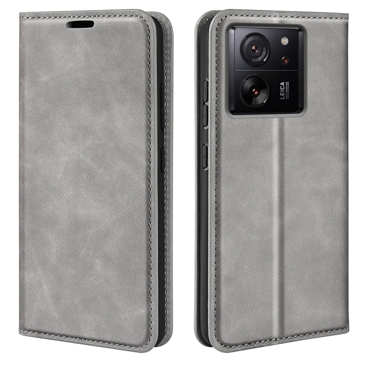 Retro-skin Magnetic Suction Leather Phone Case, For Xiaomi Redmi Note 13 Pro+, For Xiaomi Redmi Note 13 Pro 5G, For Xiaomi Redmi K70, For Xiaomi 13T