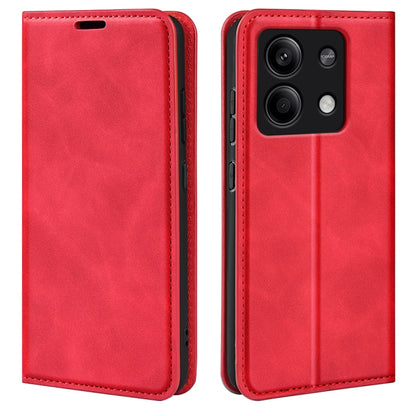 Retro-skin Magnetic Suction Leather Phone Case, For Xiaomi 14, For Xiaomi Redmi Note 13 5G, For Xiaomi Redmi 13C, For Xiaomi Redmi Note 13 Pro+
