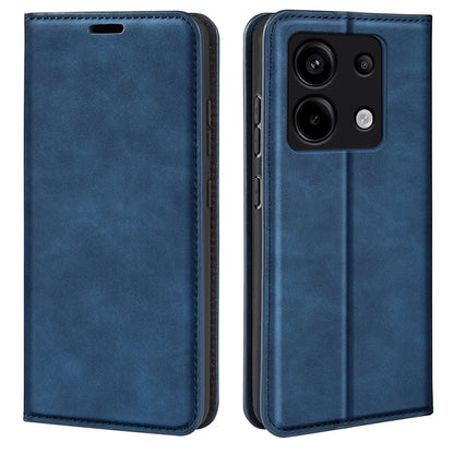 Retro-skin Magnetic Suction Leather Phone Case, For Xiaomi Redmi Note 13 Pro+, For Xiaomi Redmi Note 13 Pro 5G, For Xiaomi Redmi K70, For Xiaomi 13T