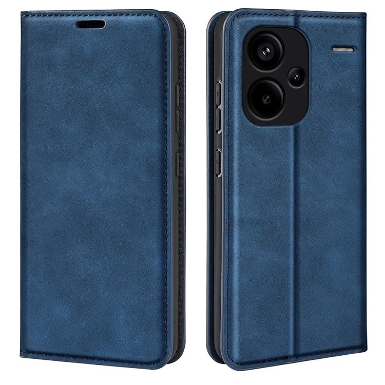 Retro-skin Magnetic Suction Leather Phone Case, Series 1