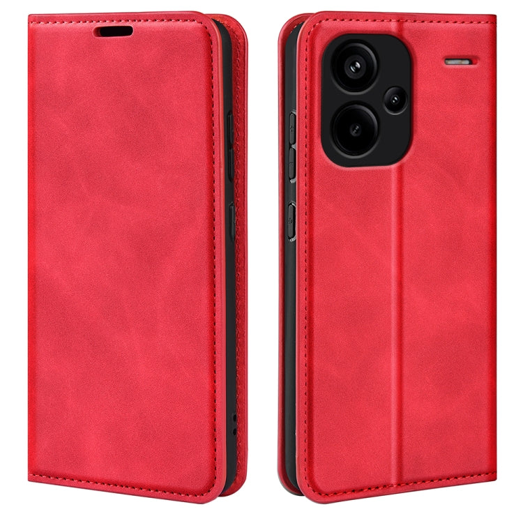 Retro-skin Magnetic Suction Leather Phone Case, Series 1