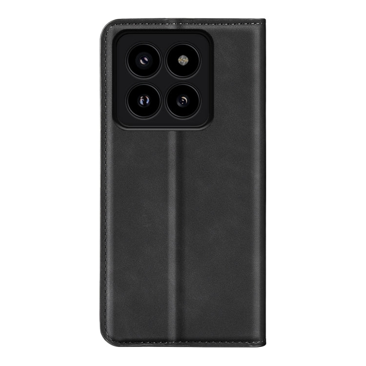 Retro-skin Magnetic Suction Leather Phone Case, For Xiaomi 14 Pro, For Xiaomi 14, For Xiaomi Redmi Note 13 5G, For Xiaomi Redmi 13C