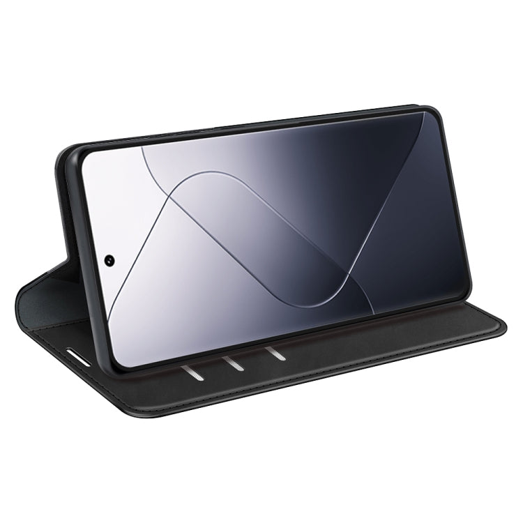 Retro-skin Magnetic Suction Leather Phone Case, For Xiaomi 14 Pro, For Xiaomi 14, For Xiaomi Redmi Note 13 5G, For Xiaomi Redmi 13C