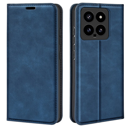 Retro-skin Magnetic Suction Leather Phone Case, For Xiaomi 14, For Xiaomi Redmi Note 13 5G, For Xiaomi Redmi 13C, For Xiaomi Redmi Note 13 Pro+