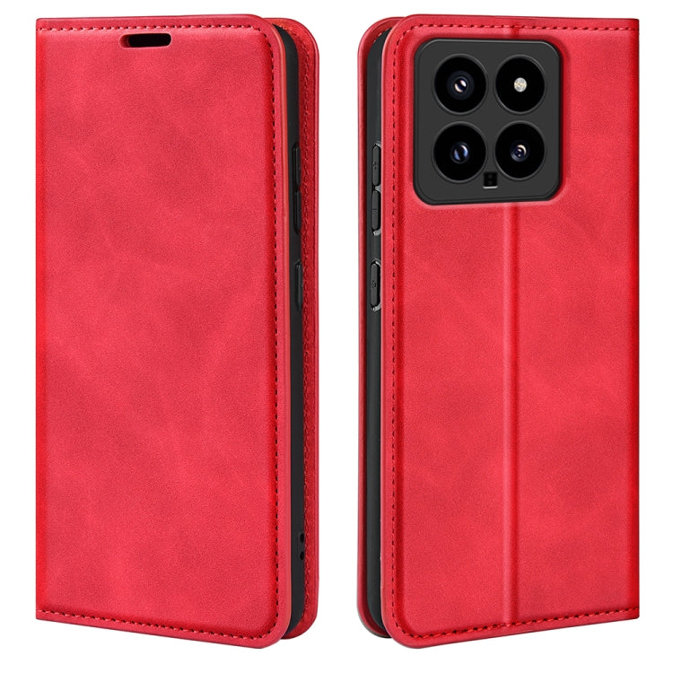 Retro-skin Magnetic Suction Leather Phone Case, Series 1