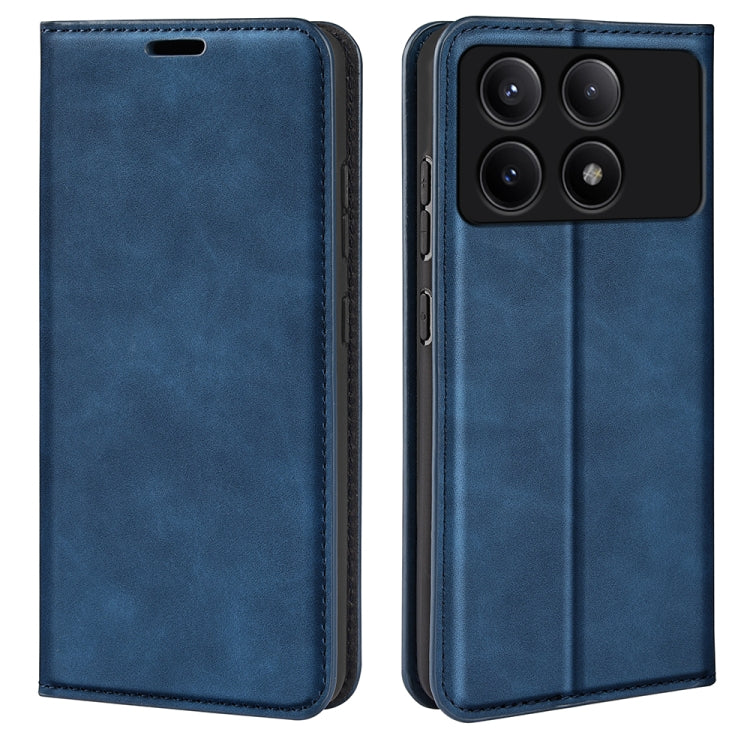 Retro-skin Magnetic Suction Leather Phone Case, For Xiaomi Redmi K70E, For Xiaomi 14 Ultra, For Xiaomi 14 Pro, For Xiaomi 14
