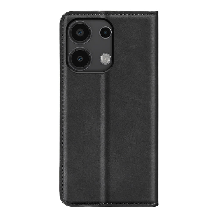 Retro-skin Magnetic Suction Leather Phone Case