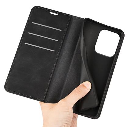 Retro-skin Magnetic Suction Leather Phone Case