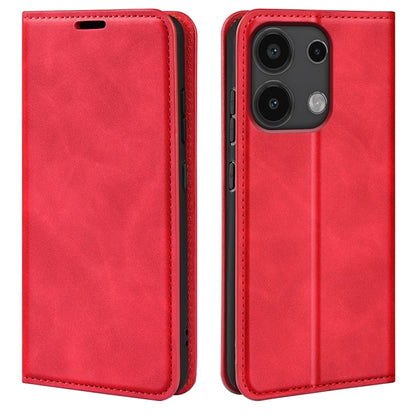 Retro-skin Magnetic Suction Leather Phone Case, Series 2