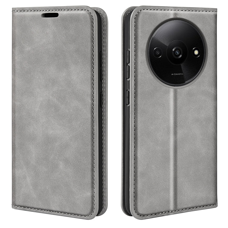 Retro-skin Magnetic Suction Leather Phone Case, For Xiaomi Redmi Turbo 3, For Xiaomi Redmi A3, For Xiaomi Redmi Note 13 Pro 4G, For Xiaomi Redmi Note 13 4G