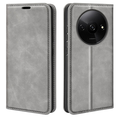 Retro-skin Magnetic Suction Leather Phone Case, For Xiaomi Redmi Turbo 3, For Xiaomi Redmi A3, For Xiaomi Redmi Note 13 Pro 4G, For Xiaomi Redmi Note 13 4G