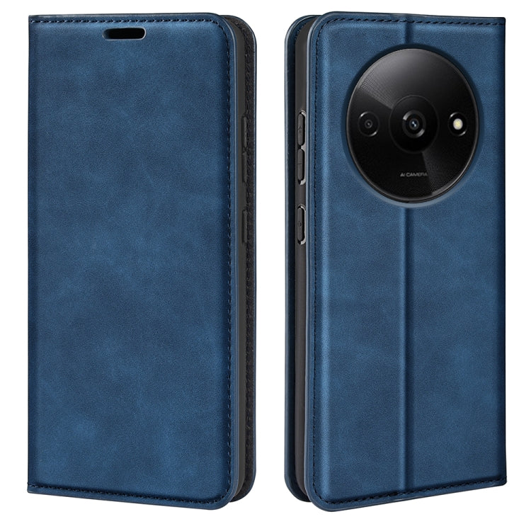 Retro-skin Magnetic Suction Leather Phone Case, For Xiaomi Redmi Turbo 3, For Xiaomi Redmi A3, For Xiaomi Redmi Note 13 Pro 4G, For Xiaomi Redmi Note 13 4G