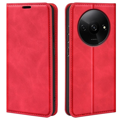 Retro-skin Magnetic Suction Leather Phone Case, For Xiaomi Redmi Turbo 3, For Xiaomi Redmi A3, For Xiaomi Redmi Note 13 Pro 4G, For Xiaomi Redmi Note 13 4G