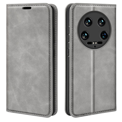 Retro-skin Magnetic Suction Leather Phone Case, Series 1