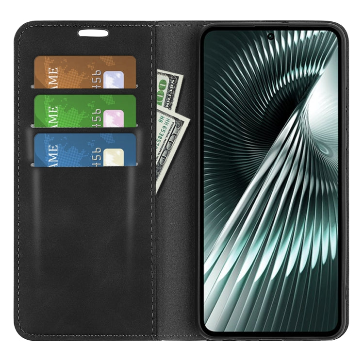 Retro-skin Magnetic Suction Leather Phone Case, For Xiaomi Redmi Turbo 3, For Xiaomi Redmi A3, For Xiaomi Redmi Note 13 Pro 4G, For Xiaomi Redmi Note 13 4G