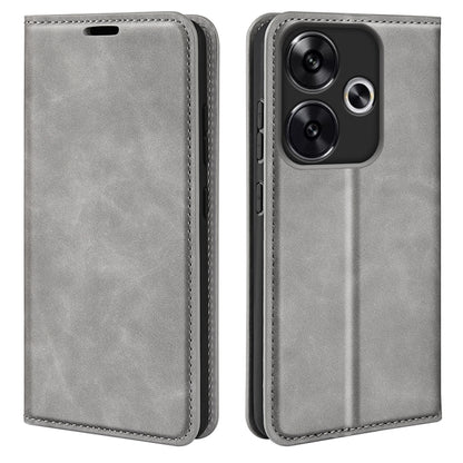 Retro-skin Magnetic Suction Leather Phone Case, For Xiaomi Redmi K70 Ultra, For Xiaomi Redmi Note 13R, For Xiaomi Redmi Turbo 3, For Xiaomi Redmi A3