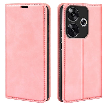 Retro-skin Magnetic Suction Leather Phone Case