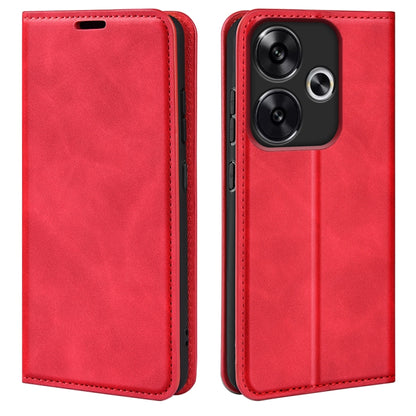 Retro-skin Magnetic Suction Leather Phone Case