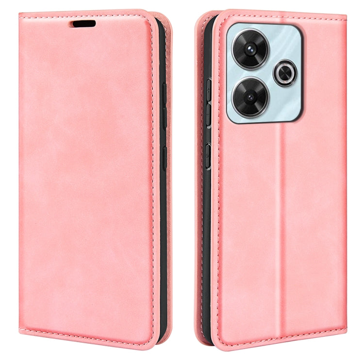Retro-skin Magnetic Suction Leather Phone Case, For Xiaomi Redmi K70 Ultra, For Xiaomi Redmi Note 13R, For Xiaomi Redmi Turbo 3, For Xiaomi Redmi A3